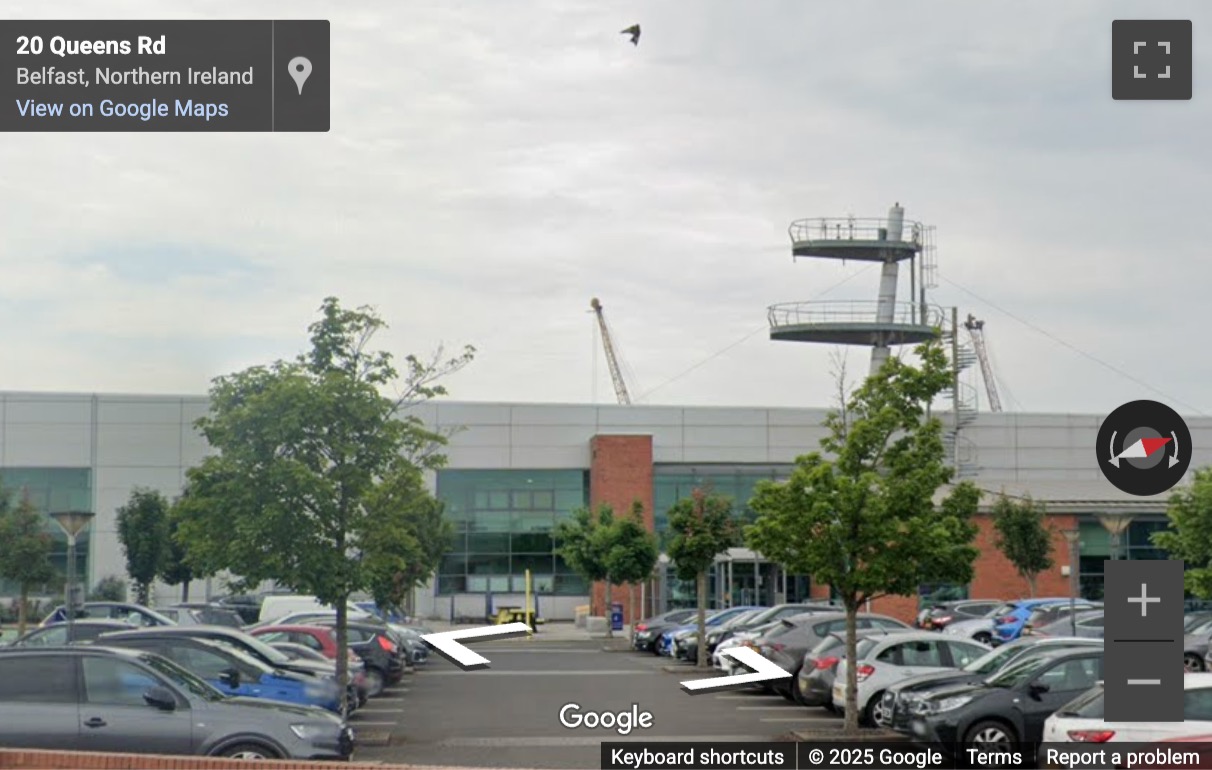 Street View image of Queen’s Road, The Innovation Centre, Belfast, Northern Ireland