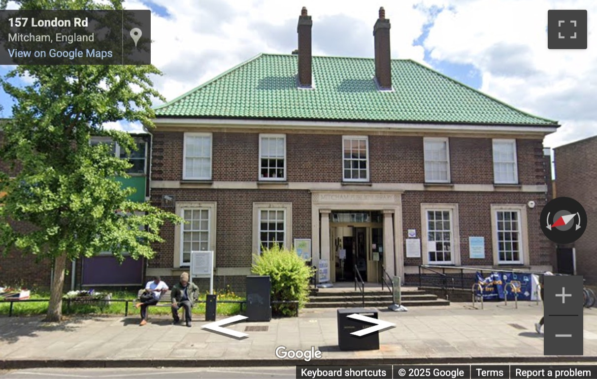 Street View image of 157 London Road, Mitcham