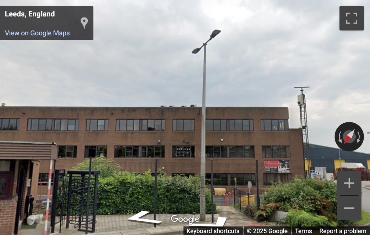 Street View image of Plateworks House, Riva Park, Coal Road, Leeds, West Yorkshire