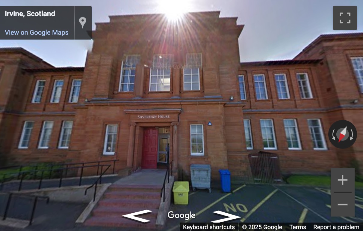 Street View image of Sovereign House, Academy Road, Irvine (United Kingdom)