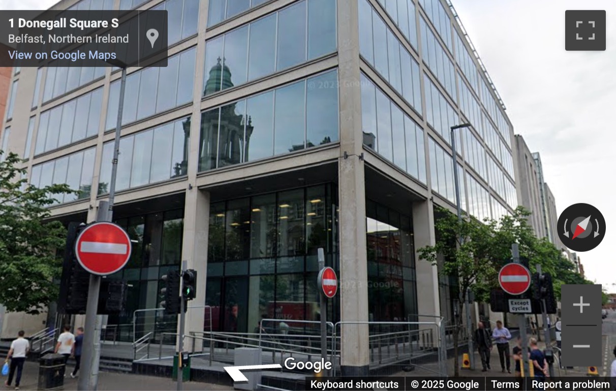 Street View image of 9 Donegall Square, Belfast, Northern Ireland