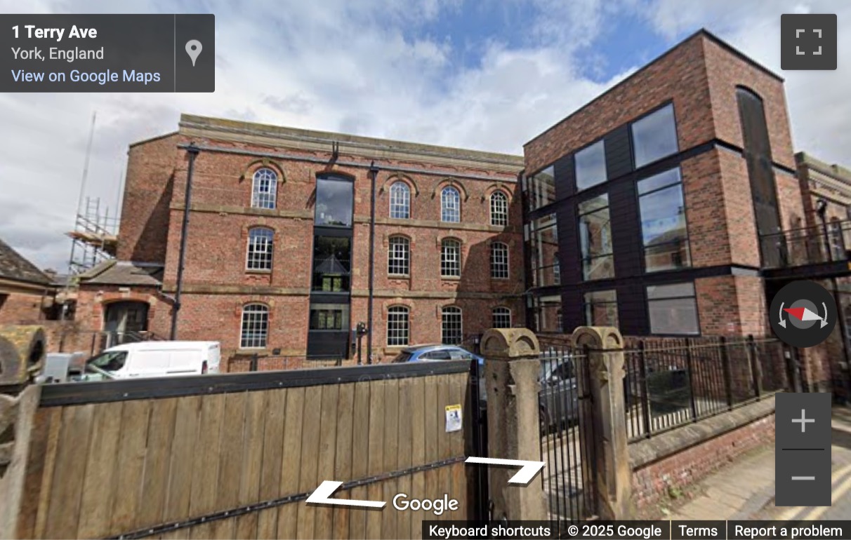 Street View image of The Bonding Warehouse, Terry Avenue, York, North Yorkshire