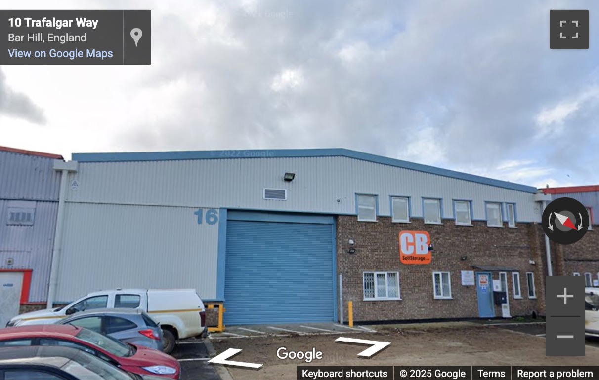 Street View image of 16 trafalgar way, Cambridge