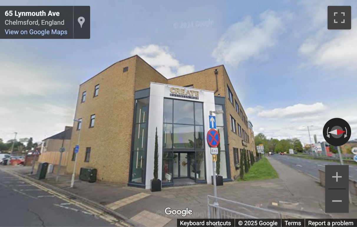 Street View image of Criterion House, 40 Parkway, Chelmsford, Essex
