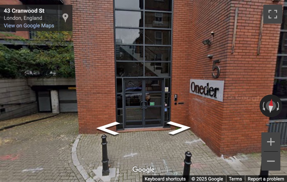 Street View image of 5 Cranwood Street, London