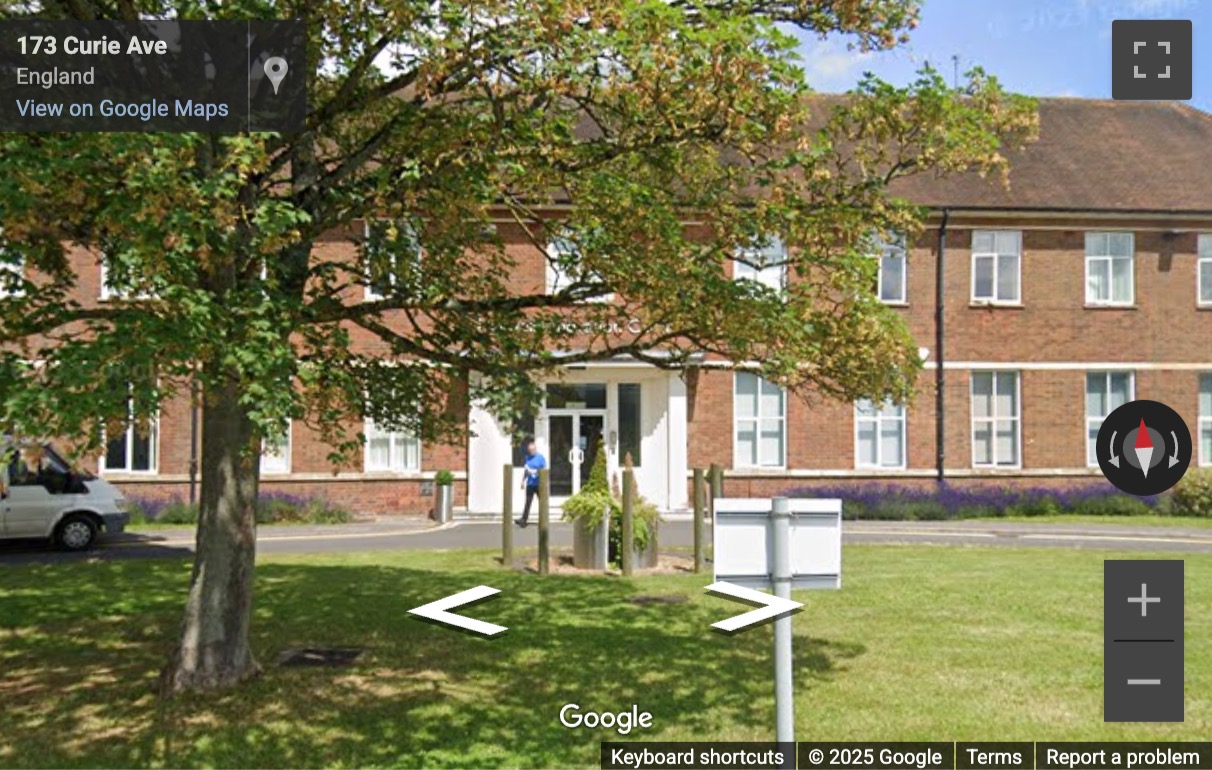 Street View image of Building 173, Curie Avenue, Harwell, Didcot, Oxfordshire