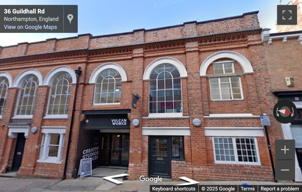 Street View image of 34-38 Guildhall Rd, Northampton