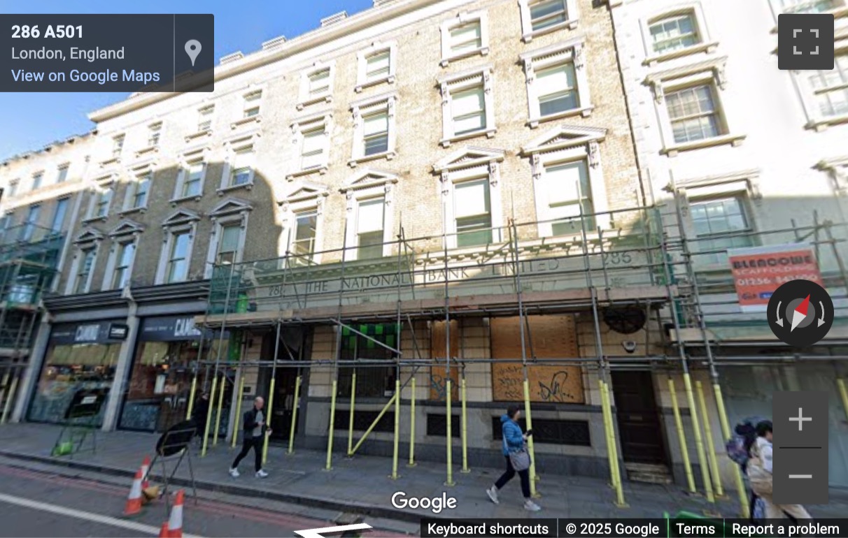 Street View image of 1 Bravingtons Walk, London