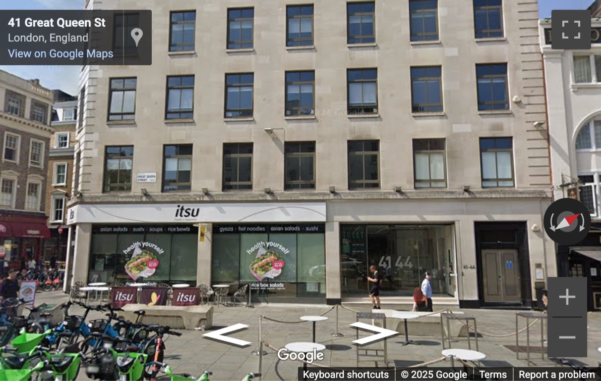 Street View image of 41-44 Great Queen Street, London