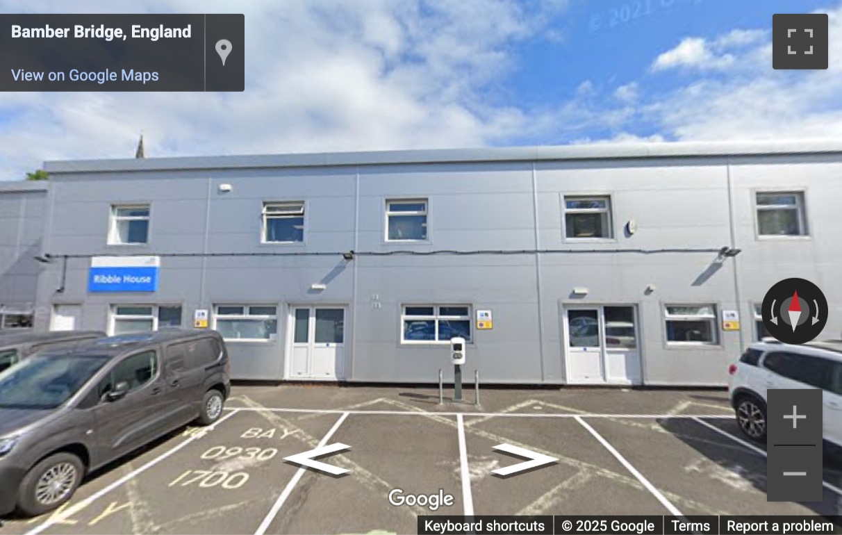 Street View image of Meanygate, Bamber Bridge, Preston (Lancashire)