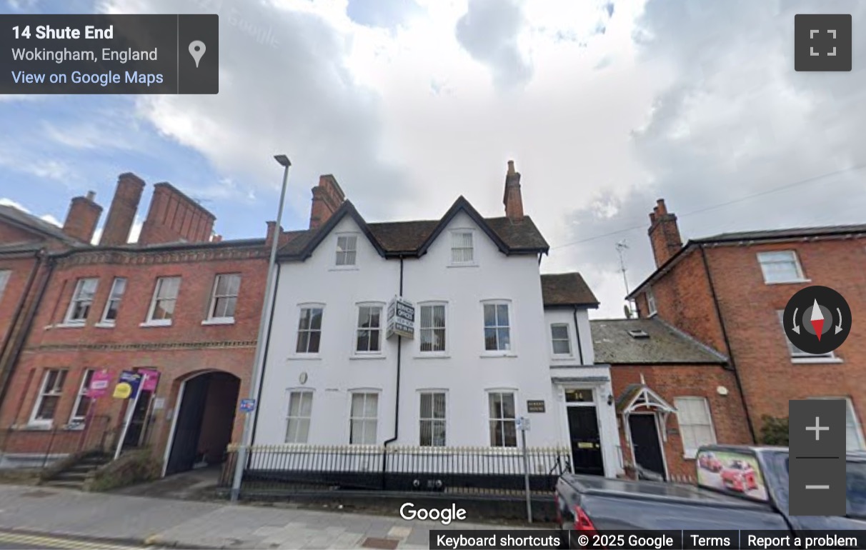 Street View image of Albany House, 14 Shute End, Wokingham, Berkshire
