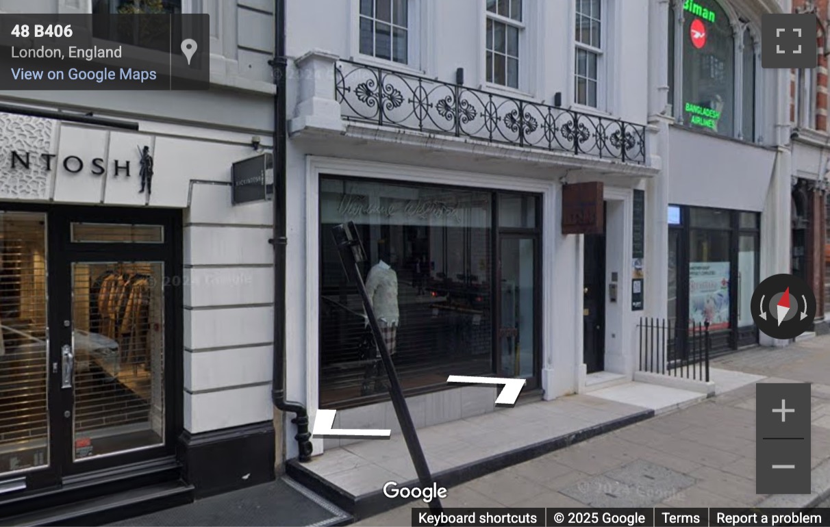 Street View image of 18 Conduit Street, London