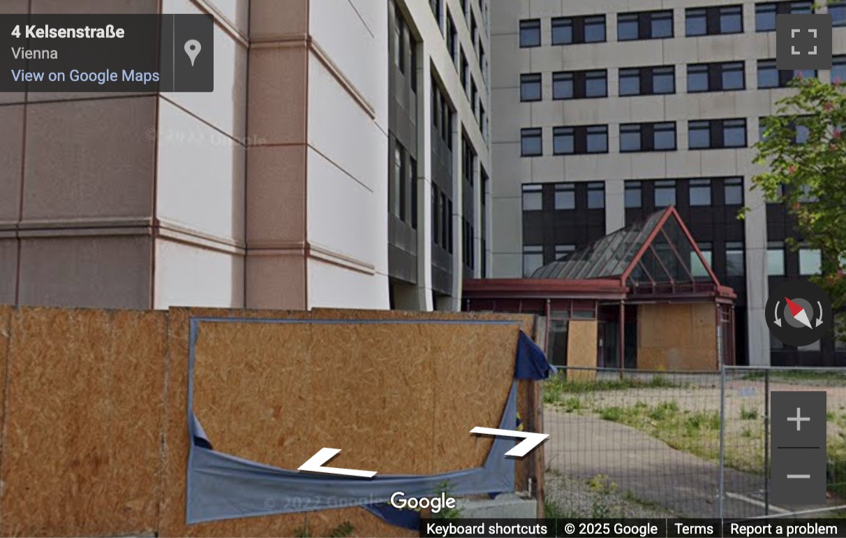 Street View image of Kelsenstraße 5, Wien, Austria
