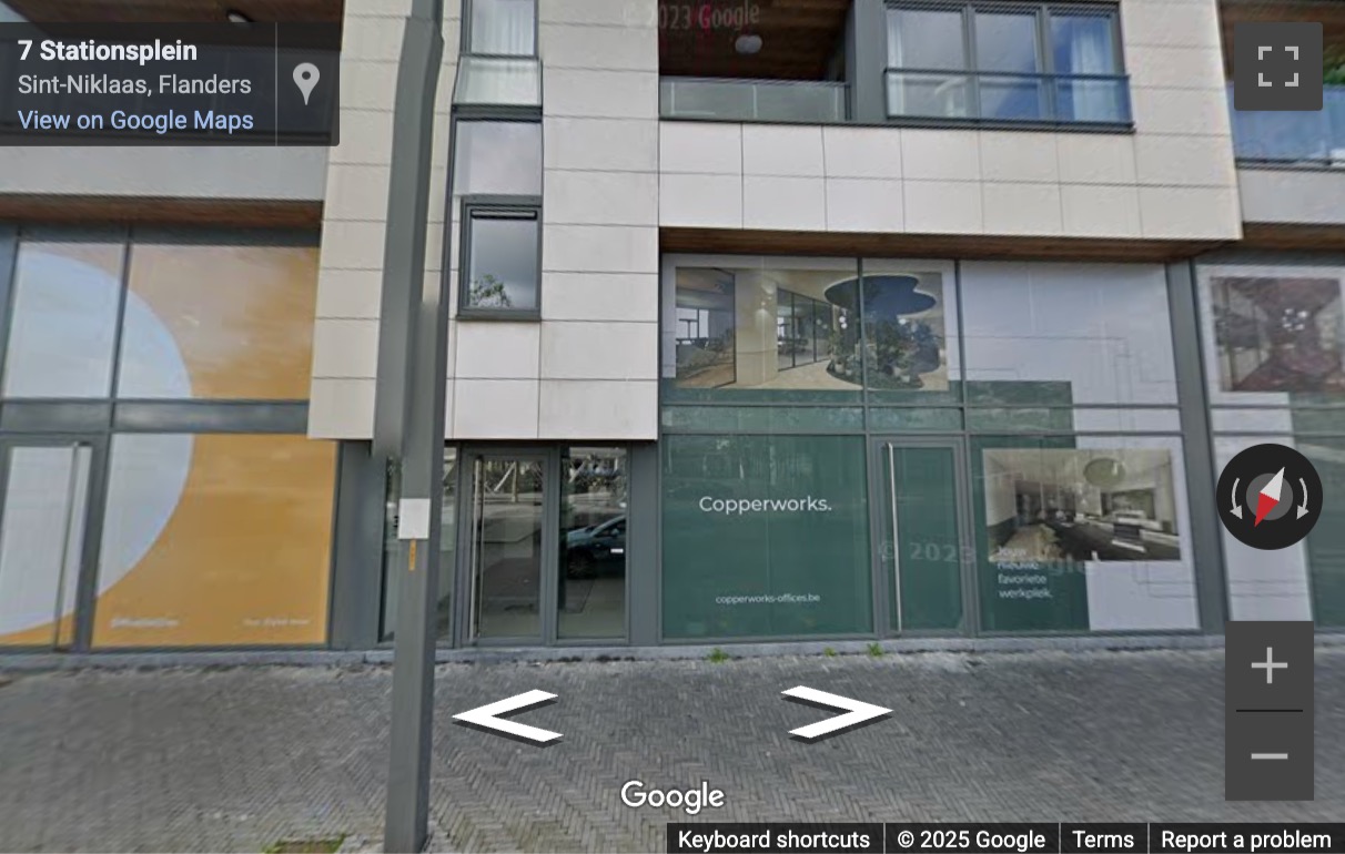 Street View image of Stationsplein 29, Sint-Niklaas