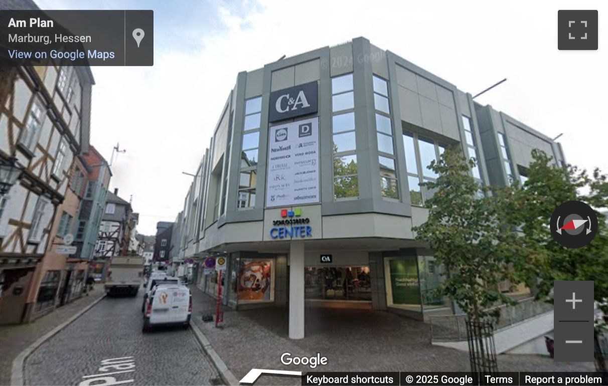 Street View image of Universitätsstraße, 15, Marburg, Hessen