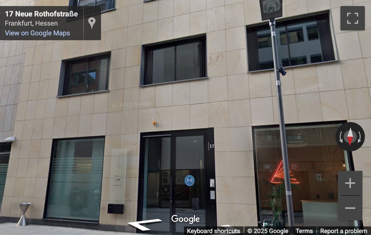Street View image of Neue Rothofstraße 13-19, Frankfurt, Hessen