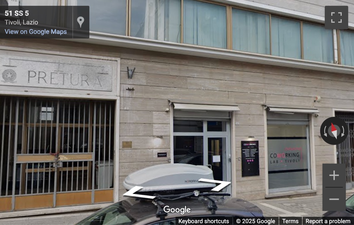 Street View image of Viale Trieste 53, Tivoli