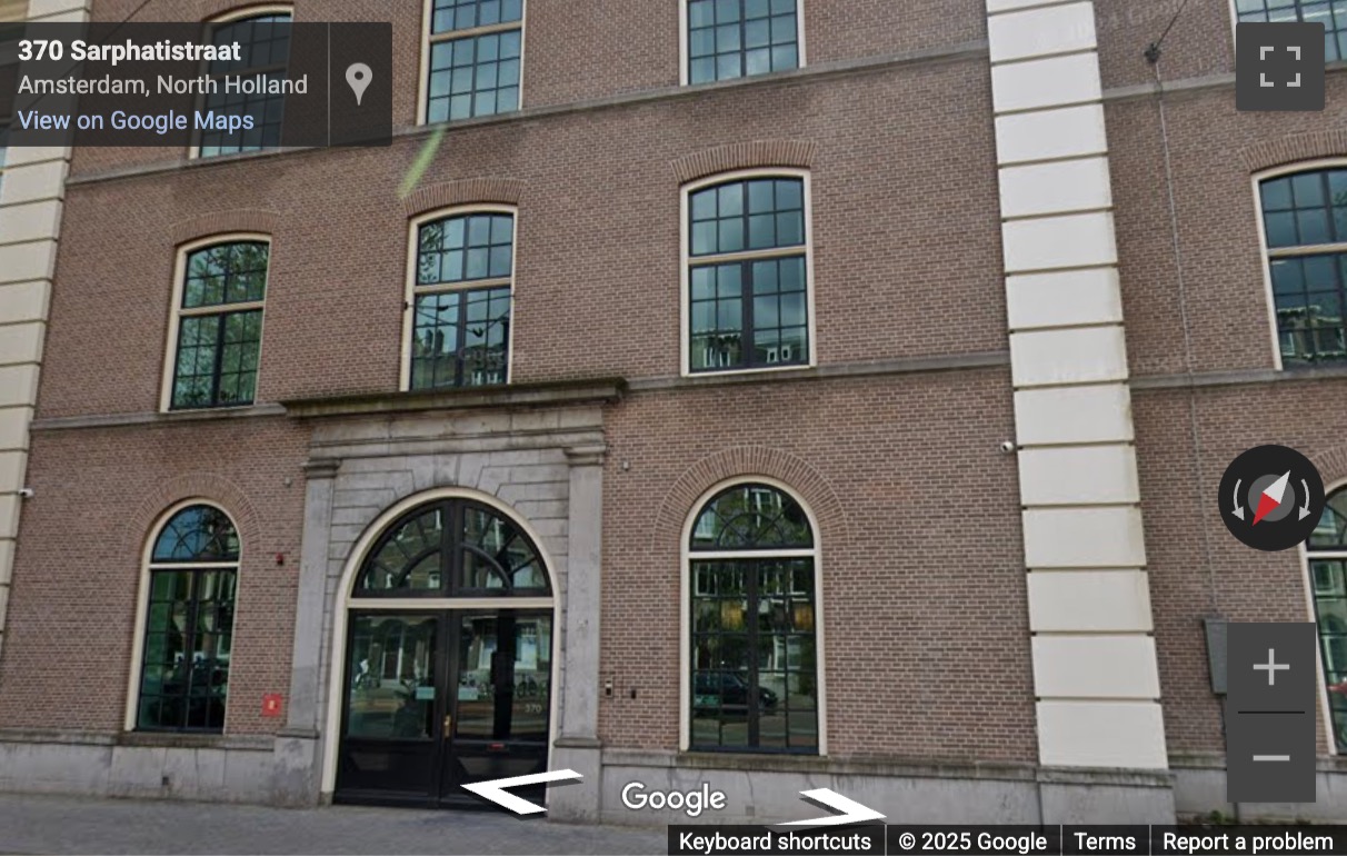 Street View image of Sarphatistraat 370, Amsterdam, North Holland