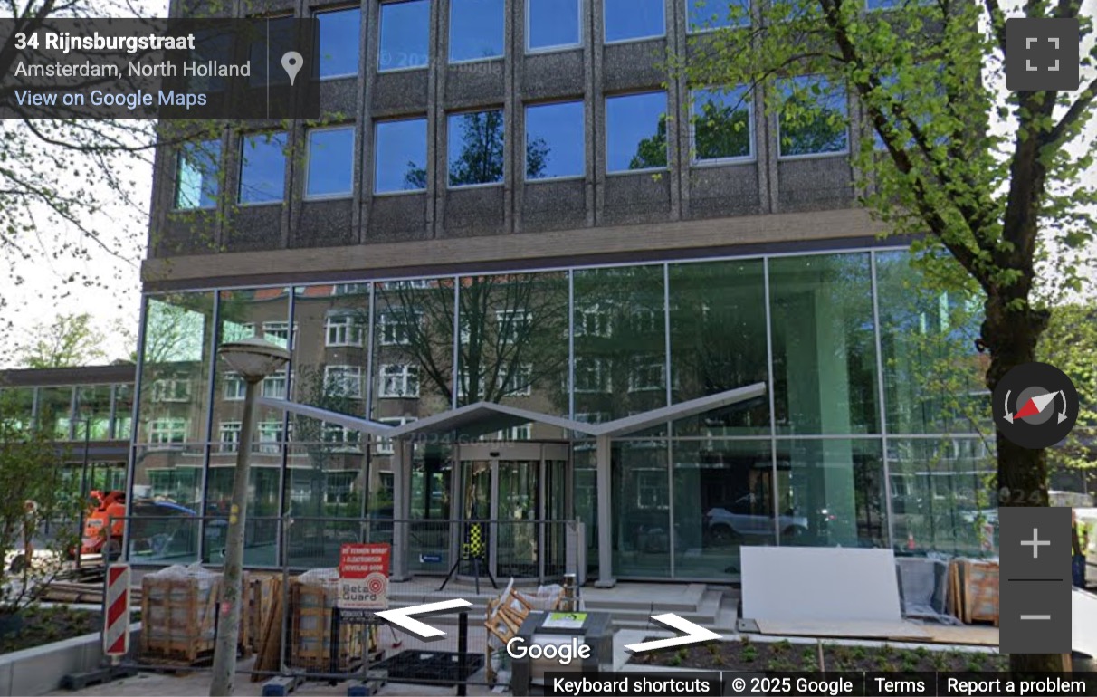 Street View image of Rijsburgstraat 9-11, Amsterdam, North Holland