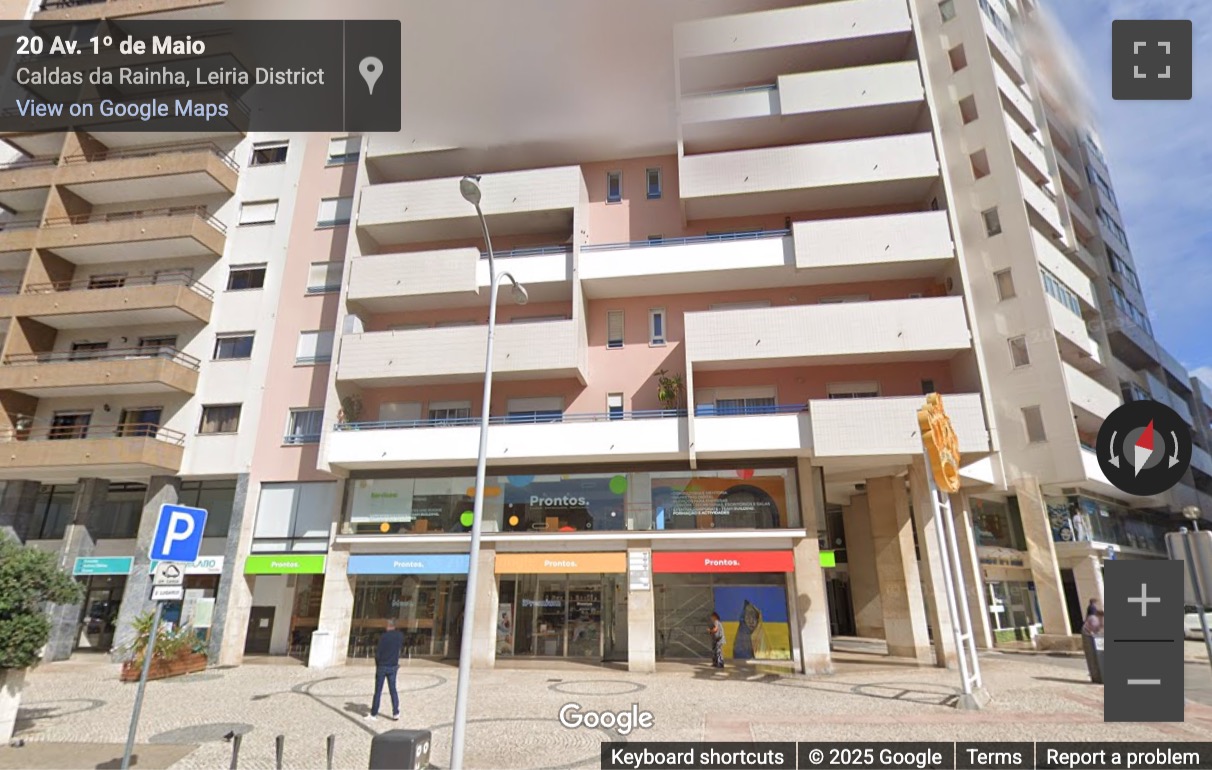 Street View image of Avenida 1º de Maio 20, Caldas Da Rainha
