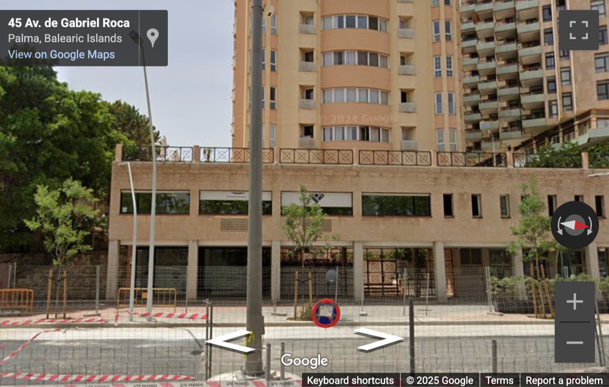 Street View image of Calle Les Rafaletes 1A, Palma de Mallorca