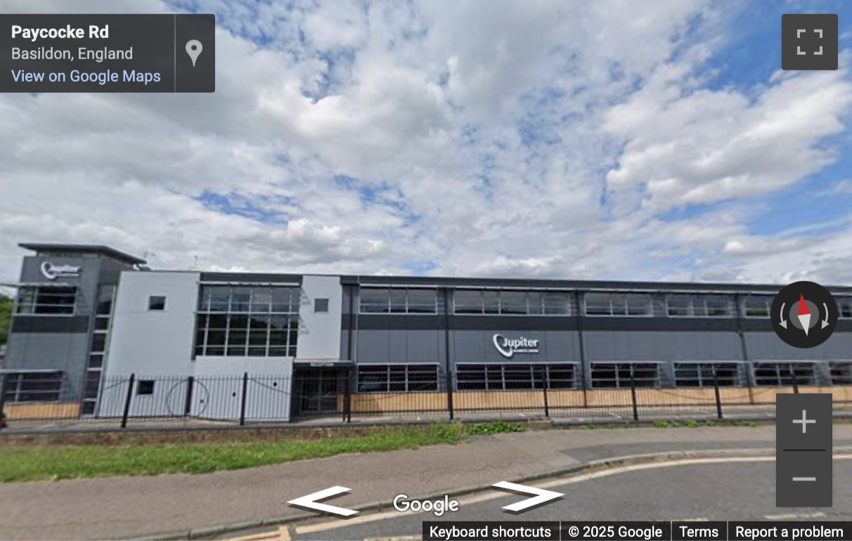 Street View image of Jupiter Business Centre, Paycocke Road, Basildon, Essex