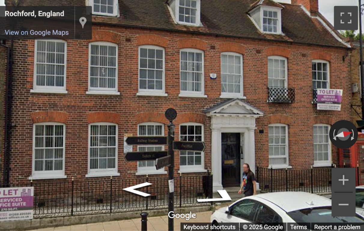 Street View image of 34 West Street, Rochford, Essex