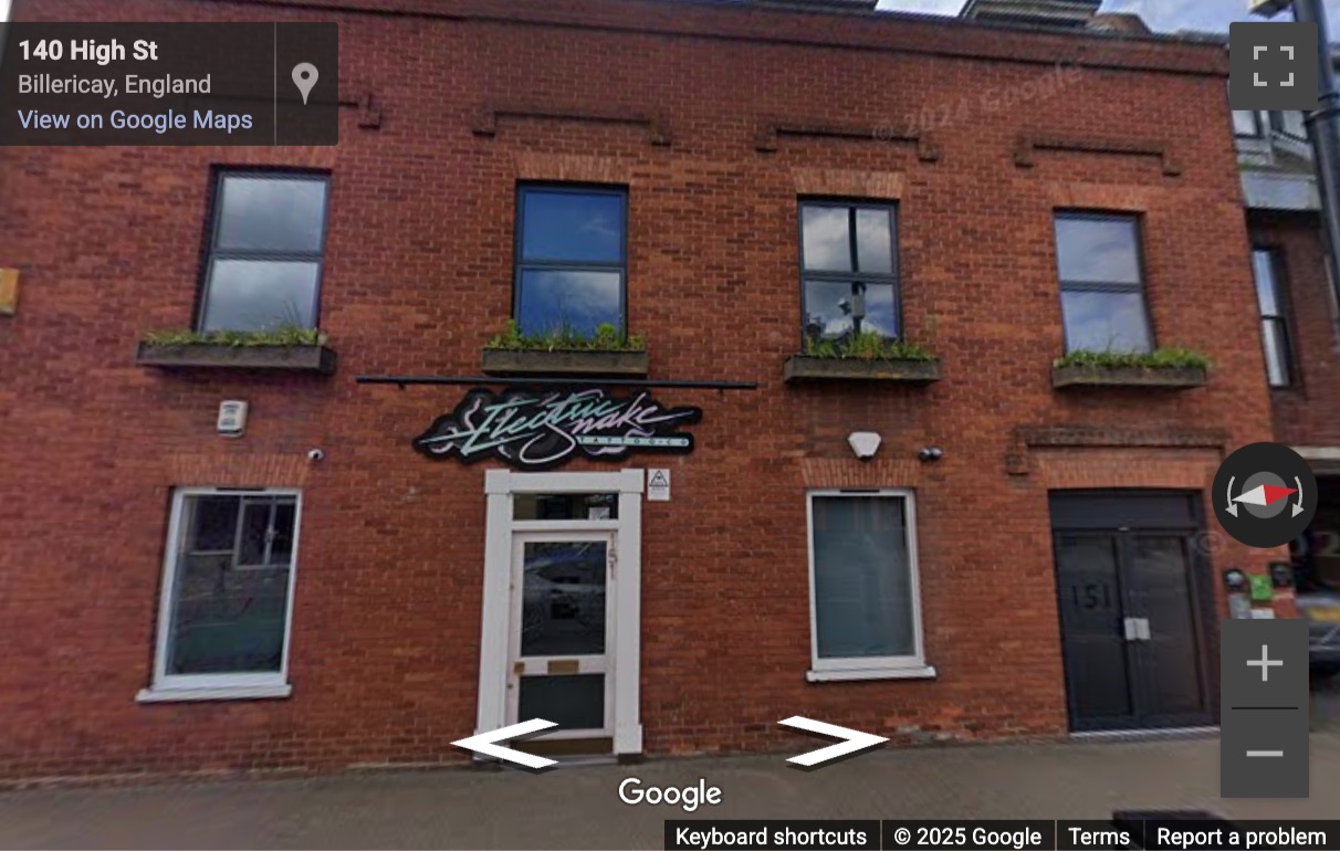 Street View image of 151 High Street, Billericay, Essex