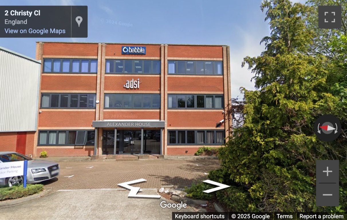 Street View image of Christy Close, Basildon, Essex