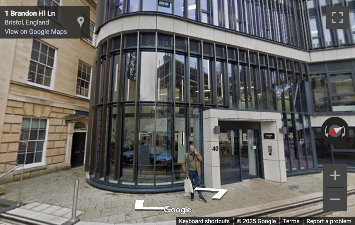 Street View image of 40, Berkeley Square, Bristol