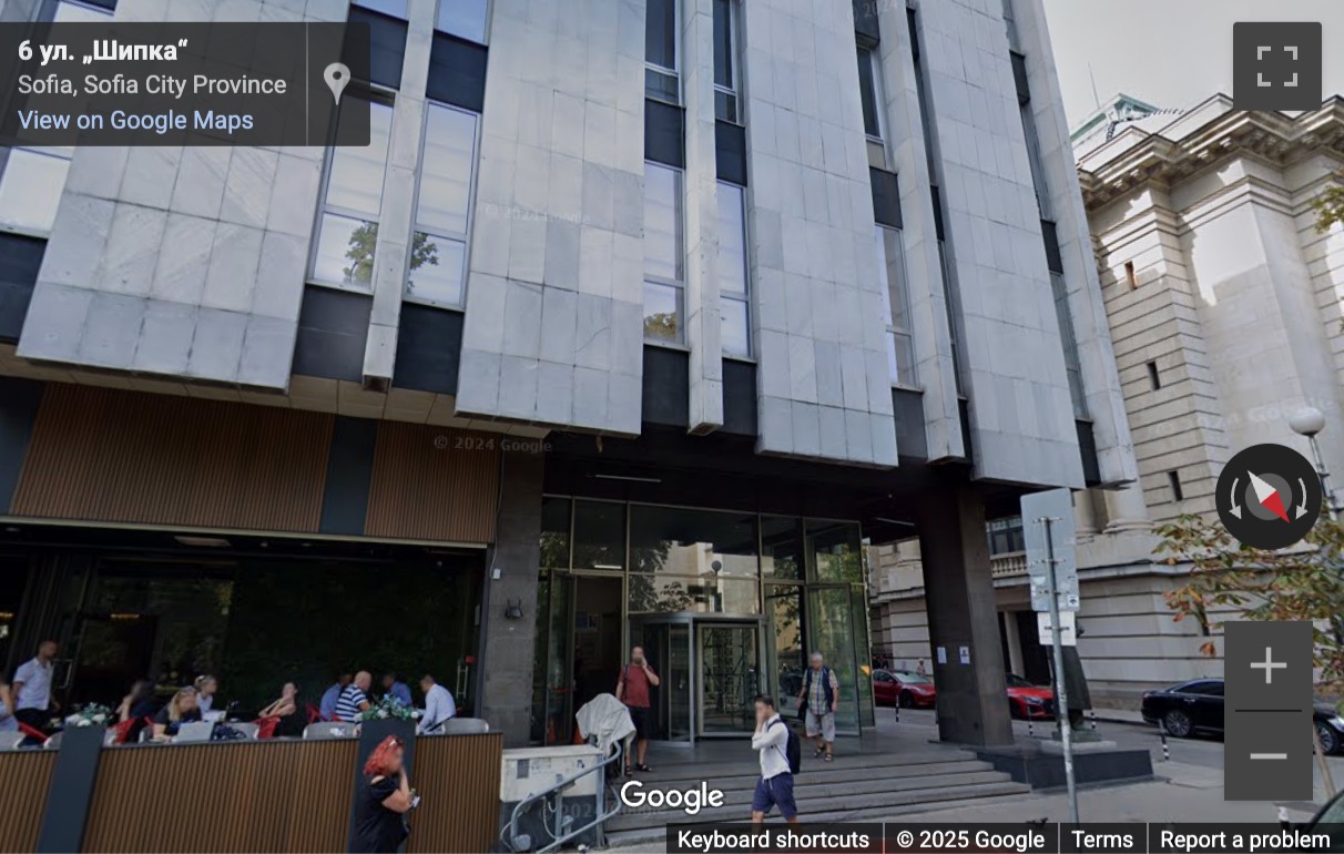 Street View image of Sofia Center, Shipka Street 6, 1504 Sofia