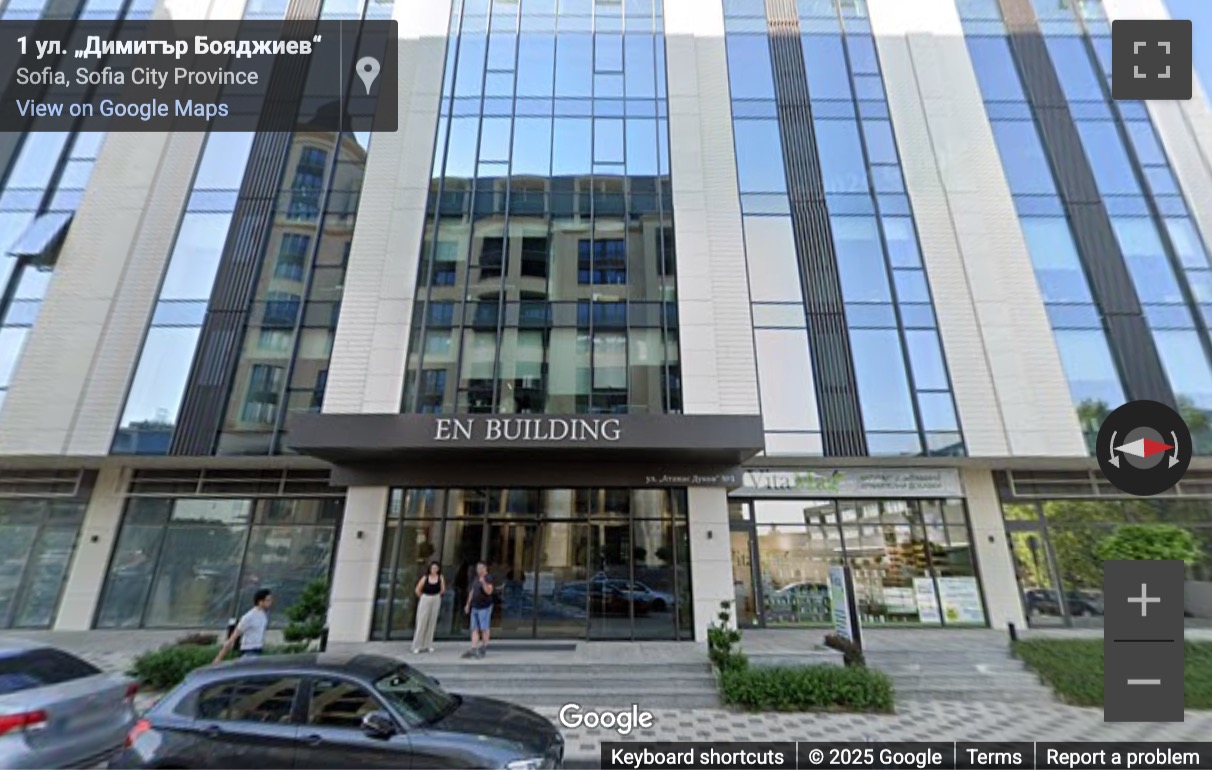 Street View image of 1 Atanas Dukov Str. floor 6, Hladilnika, Sofia