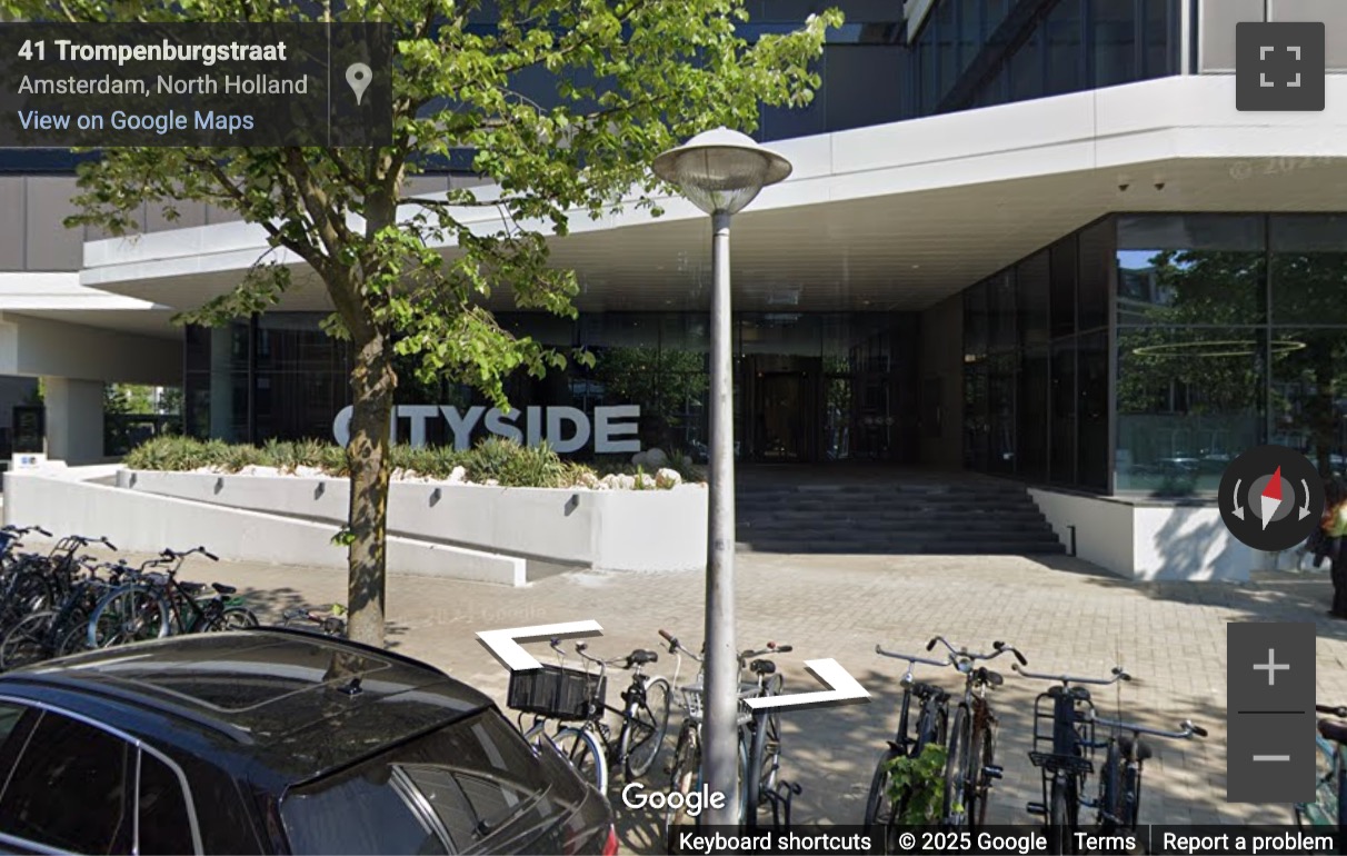 Street View image of 2c, Trompenburgstraat, Amsterdam-Zuid