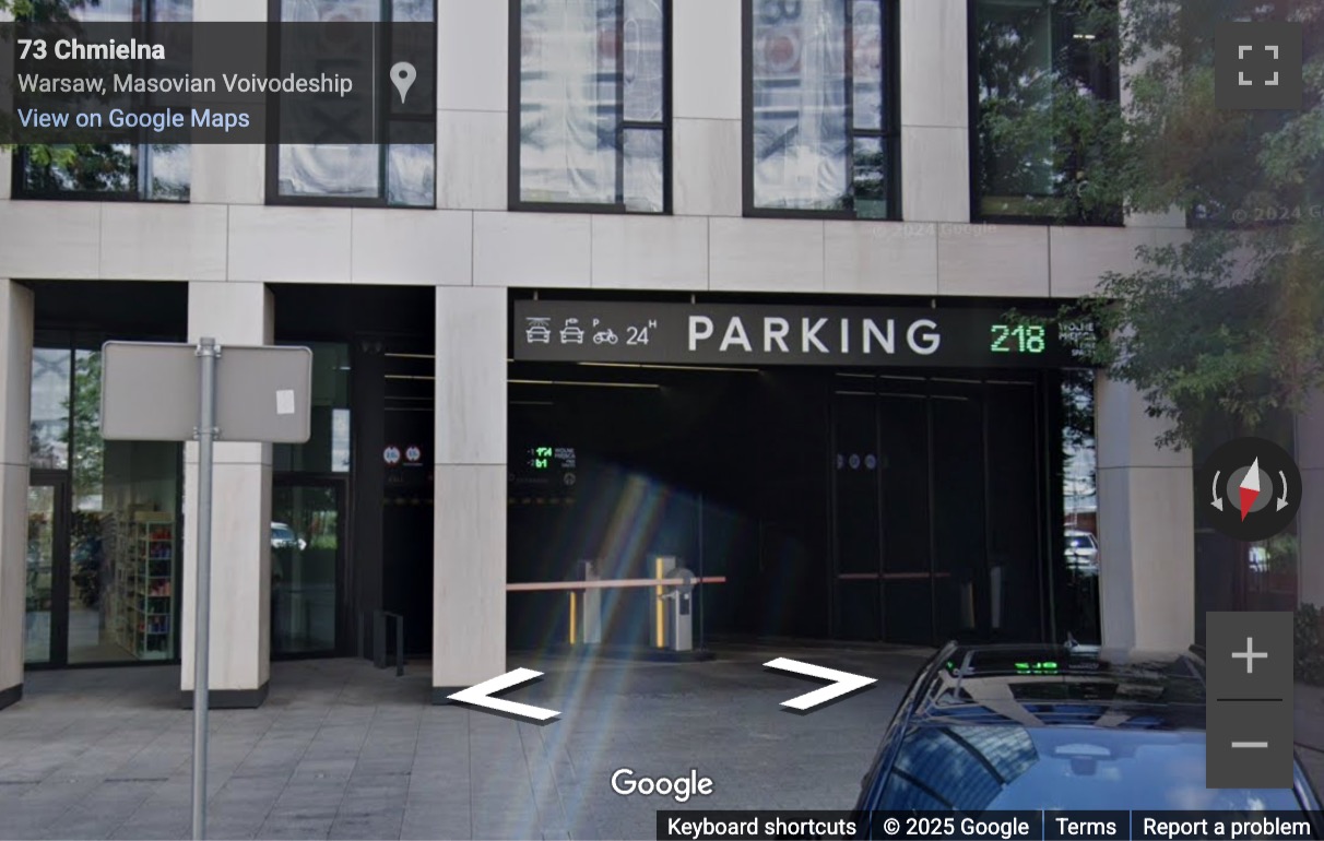 Street View image of ul. Chmielna 73, Warsaw