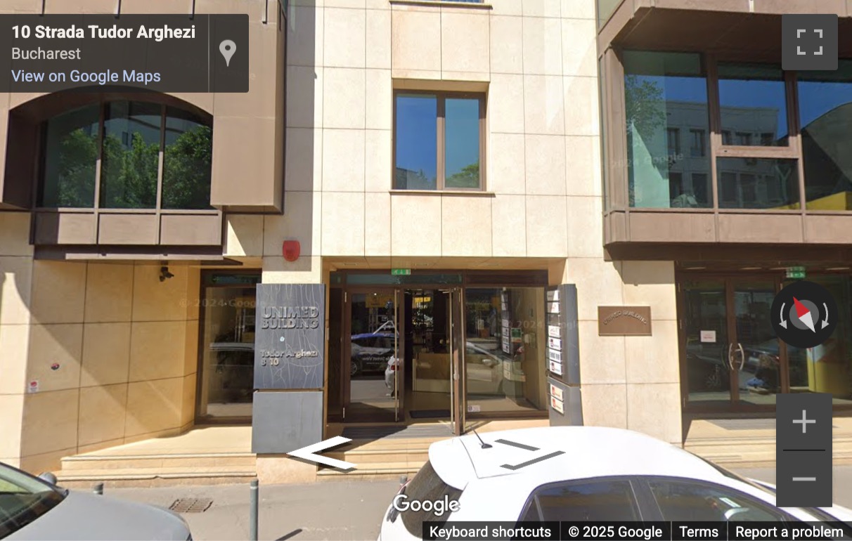 Street View image of 8, 10 Tudor Arghezi Street, Unimed buliding, Bucharest