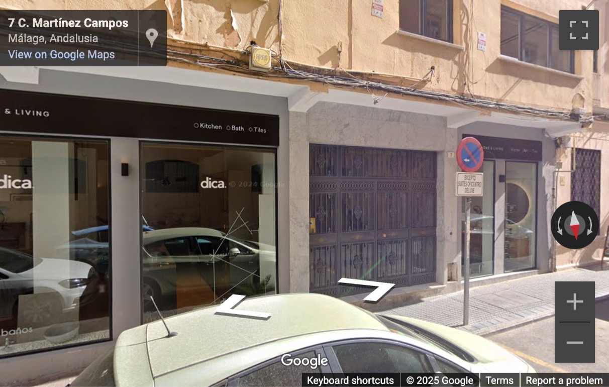 Street View image of 7, Calle Martínez Campos, Distrito Centro, Málaga