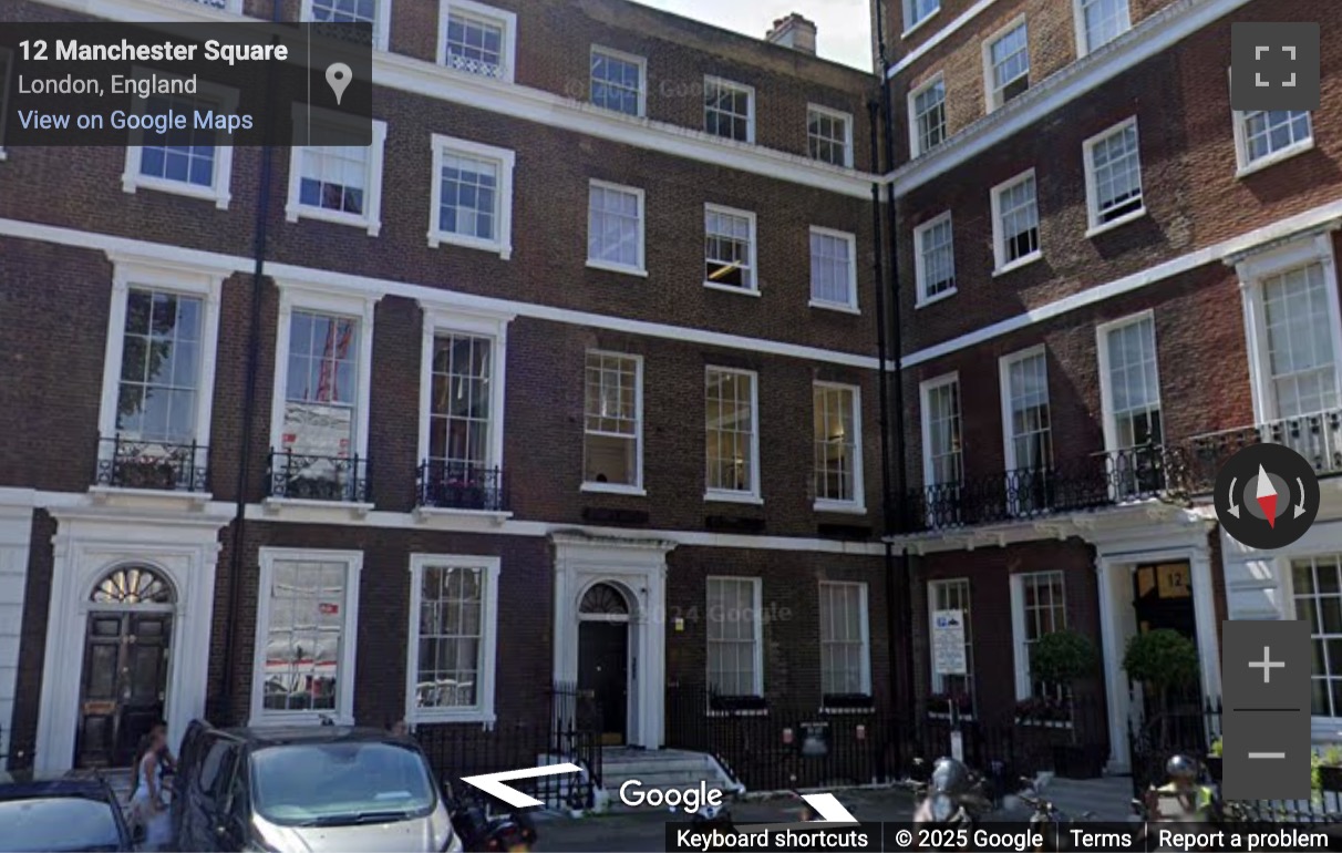 Street View image of 11 Manchester Square, London