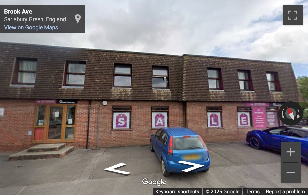 Street View image of Brook Avenue, Warsash, Southampton, Hampshire