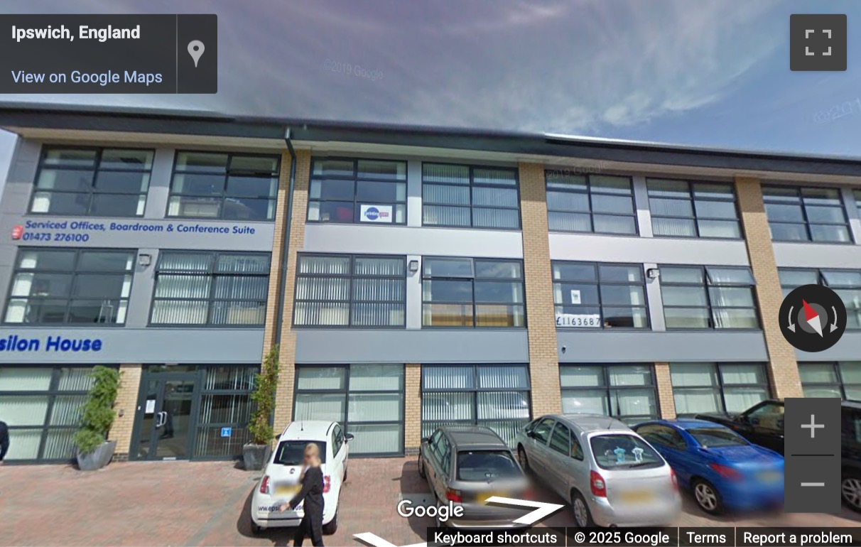 Street View image of Epsilon House, West Road, Ipswich, Suffolk