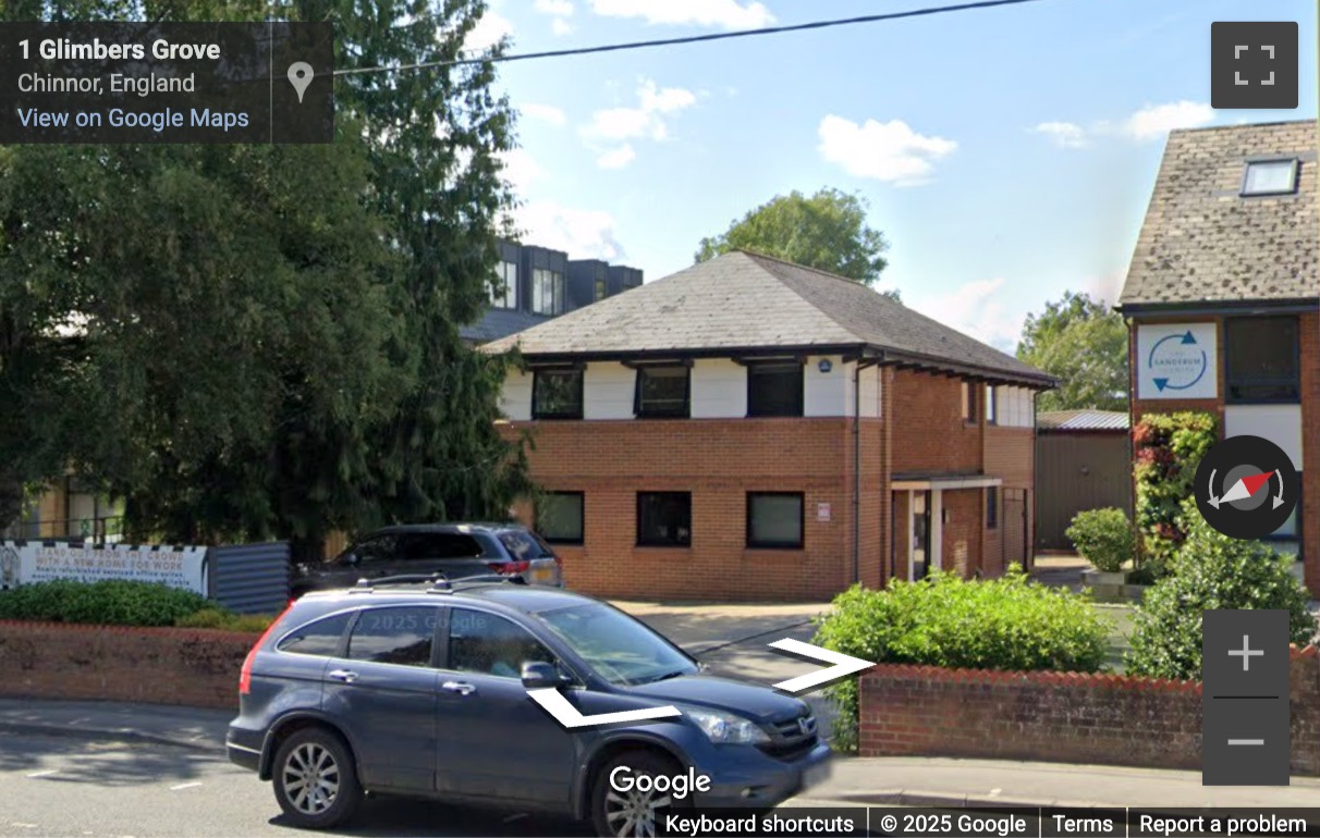 Street View image of 38 Oakley Road, Chinnor, Oxfordshire
