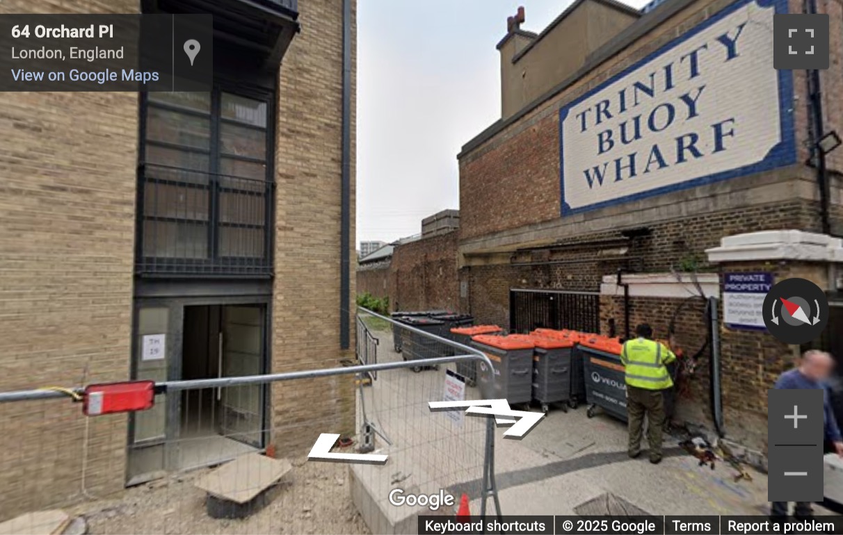 Street View image of 64, Orchard Place, London