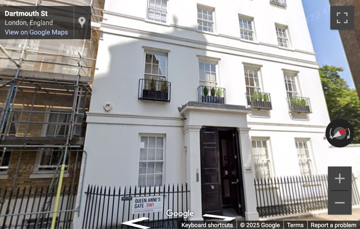 Street View image of 2, Queen Anne’s Gate, London