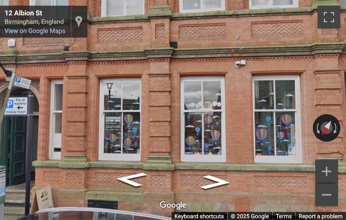 Street View image of 62-64 Albion Street, Birmingham