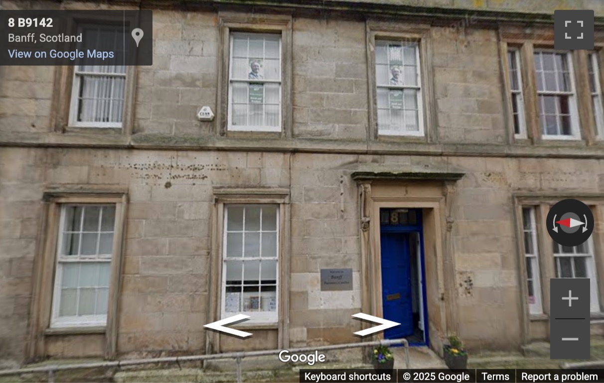 Street View image of Banff Business Centre, 8 Low Street, Banff, Aberdeenshire