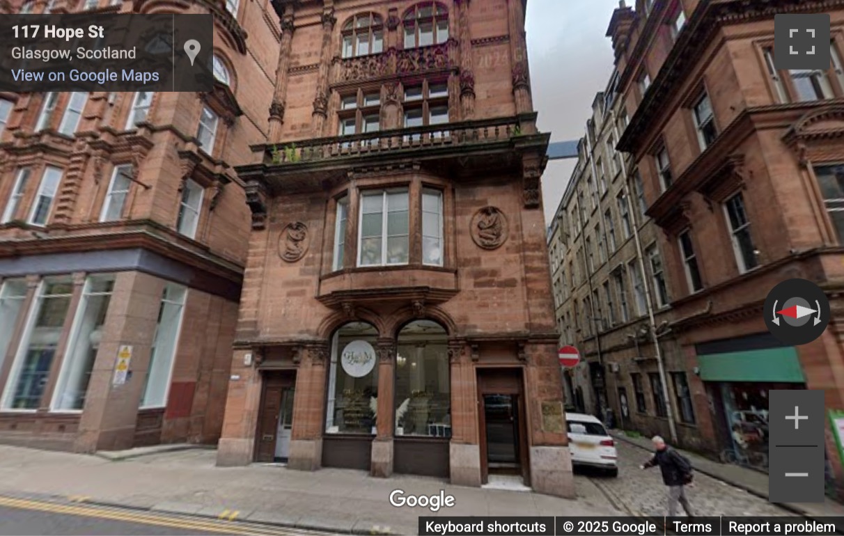 Street View image of 106 Hope Street, Glasgow