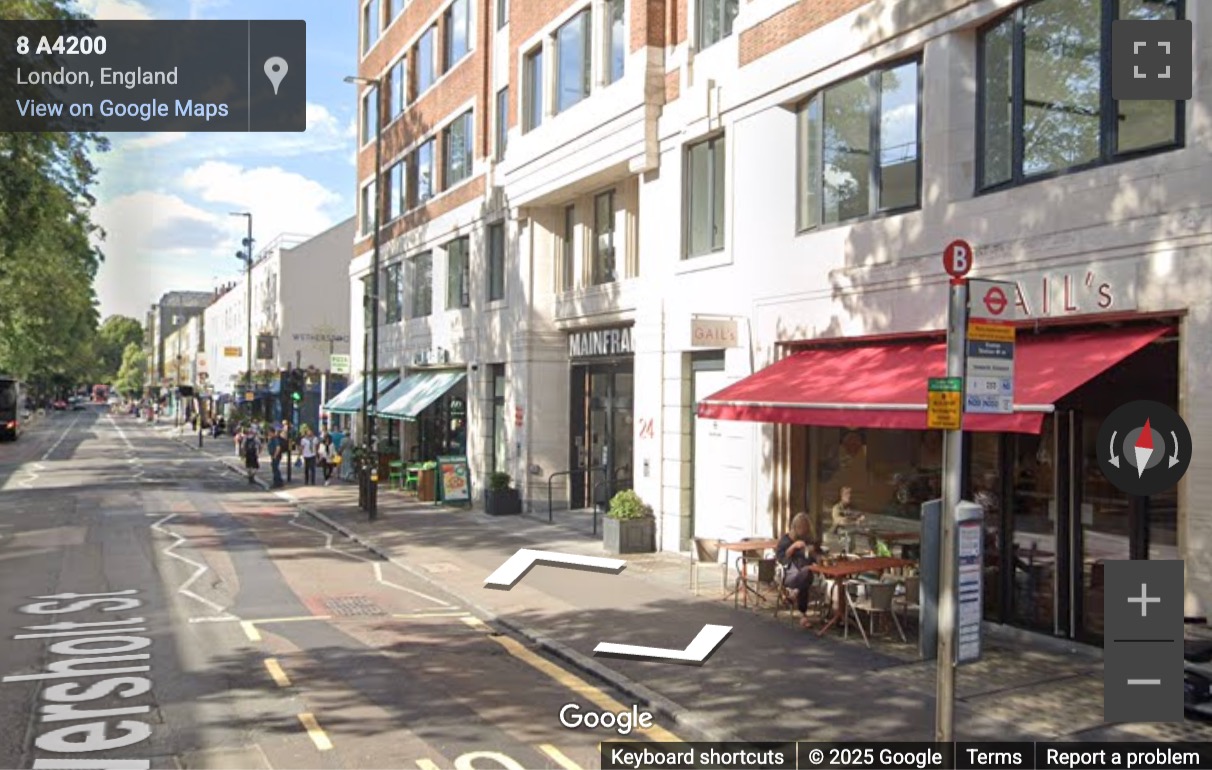 Street View image of 24, Eversholt Street, Euston, London