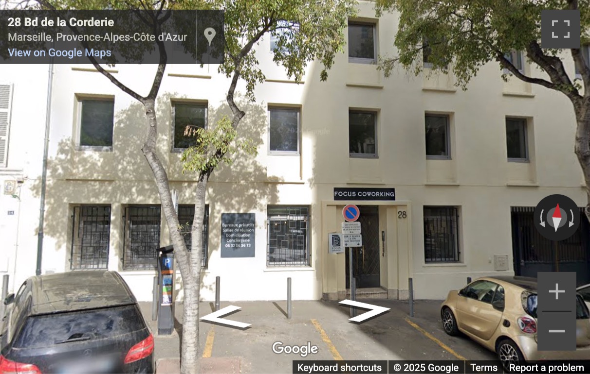 Street View image of 28, Boulevard de la Corderie, Marseille