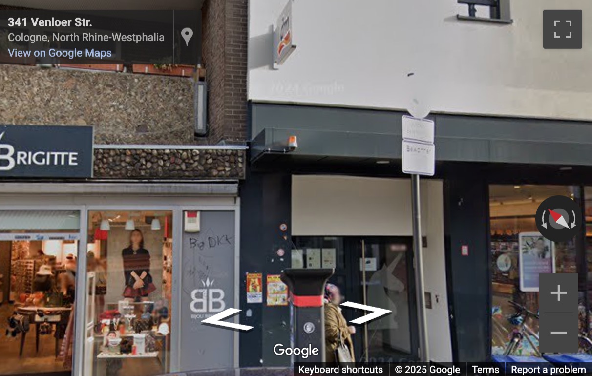 Street View image of Venloer Strasse 310-316, Cologne, North Rhine-Westphalia