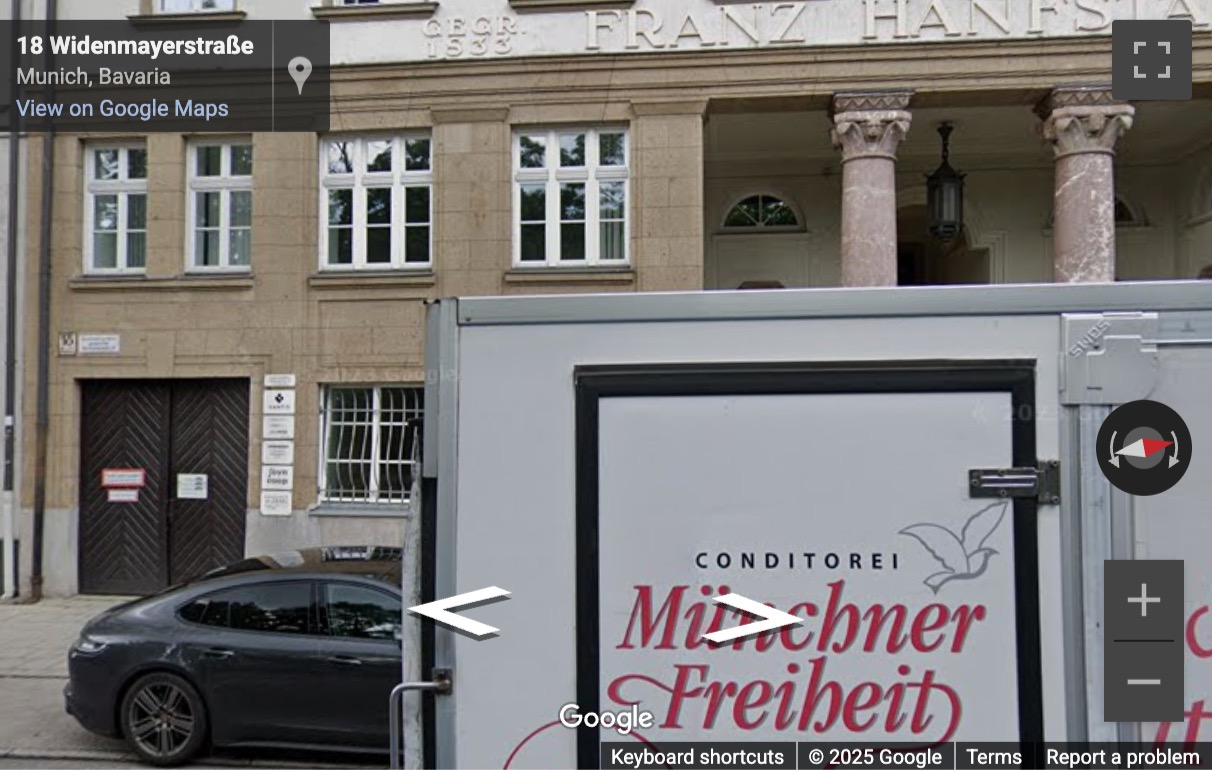 Street View image of Widenmayerstraße 18, Altstadt-Lehel, Munich