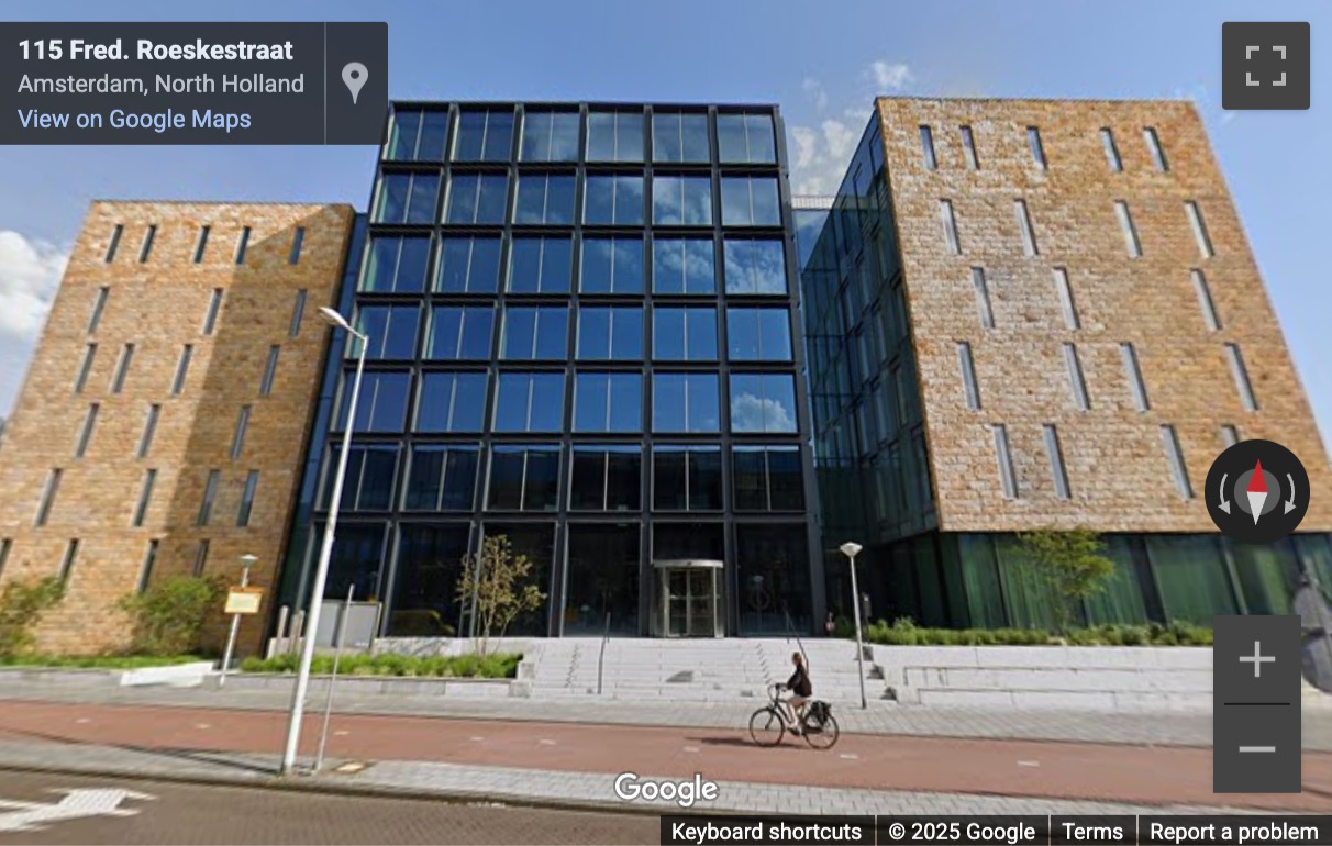 Street View image of Fred. Roeskestraat 100, Amsterdam, North Holland
